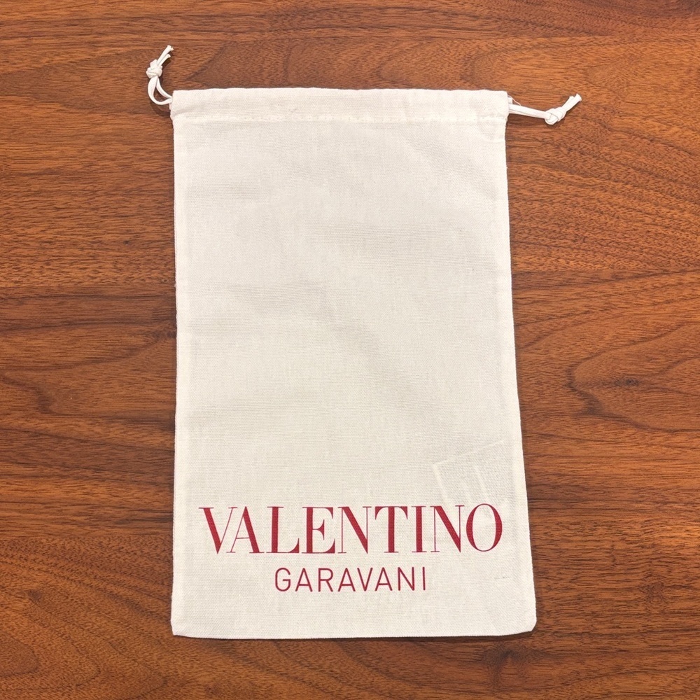 Valentino Garavani Dust Bag - Cream- Drawstring - 8x13